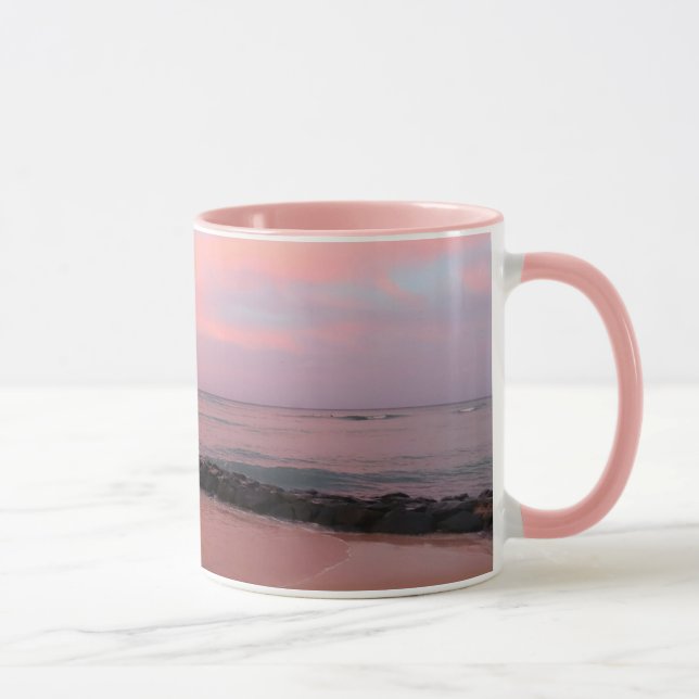 Caneca Nascer do sol na Praia de Waikiki (Direita)