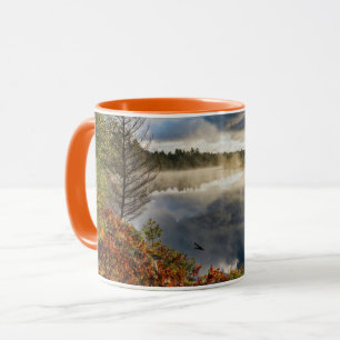 Caneca Nascer do sol no rio Tahquamenon   Paradise, Michi