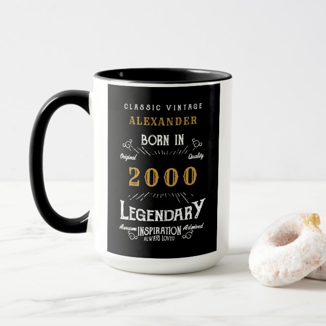 Caneca Nascer em Legenda 2000 (Com Donut)