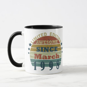Caneca Nascer em março de 1998 é fantástico desde