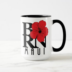 Caneca NASCER Maui Red Hibiscus 15oz