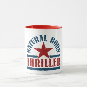 Caneca Nascer natural - Mug Thriller - escolha estilo