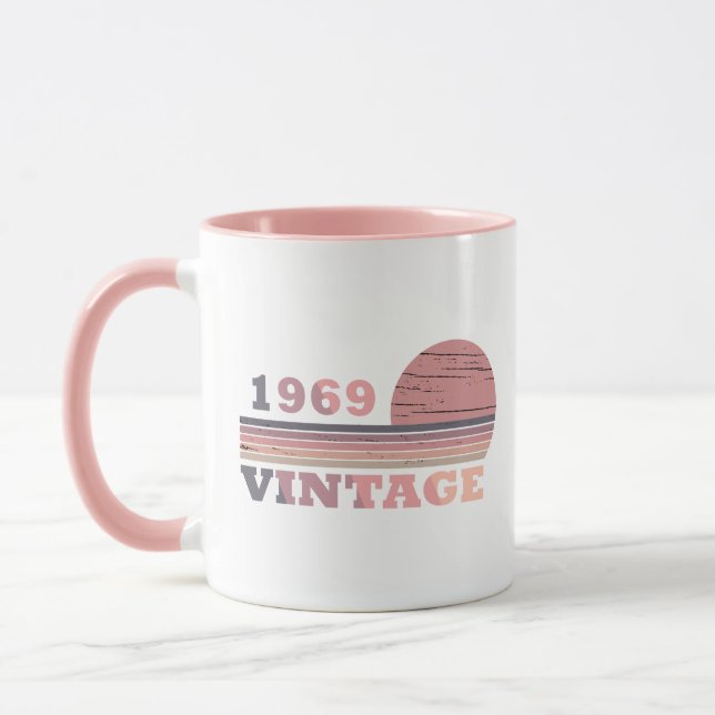 Caneca Nascido em 1969 vintage aniversário (Esquerda)