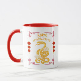 Caneca Nascido no Ano da Serpente