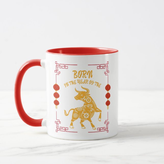 Caneca Nascido no Ano do Boi (Esquerda)