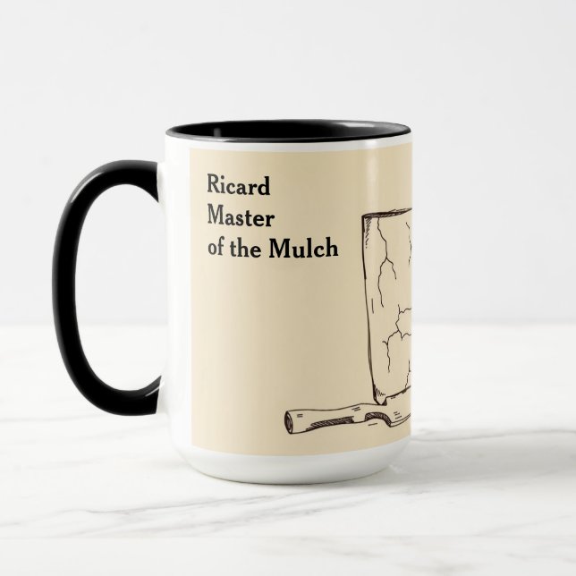 Caneca Nascido para Jardinar Forçado a Trabalhar Presente (Esquerda)