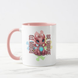 Caneca Nascido para Ser Único – Dragãozinho de Coração de