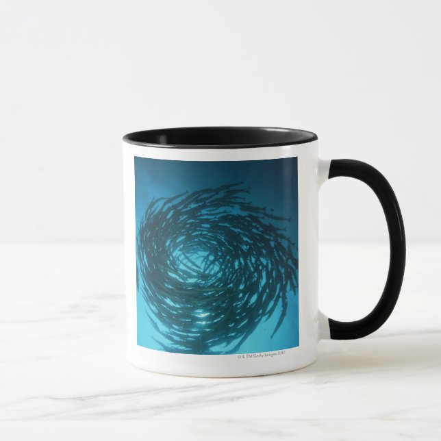 Caneca Natação do barracuda de Blackfin nos círculos (Direita)