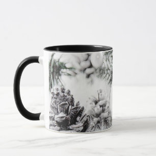 Caneca Natais vintages Decorações Ornamentos