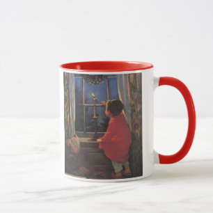 Caneca Natais vintages Eve por Jessie Willcox Smith