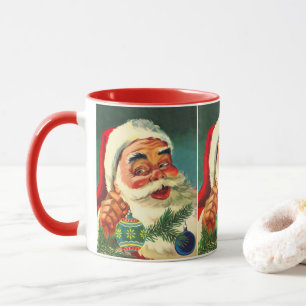 Caneca Natais vintages, Jolly Retro 50 Papai Noel