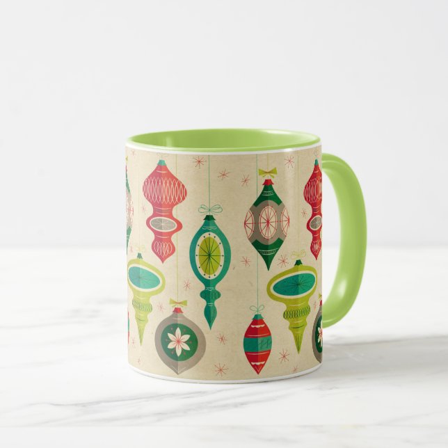 Caneca Natais vintages Mug (Frente Esquerda)