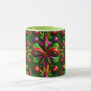 Caneca NATAL ~ 3D ~ Multicolor ~