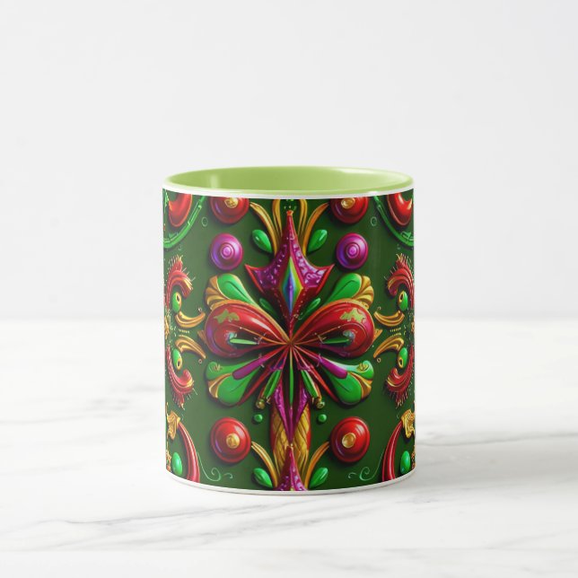 Caneca NATAL ~ 3D ~ Multicolor ~ (Centro)