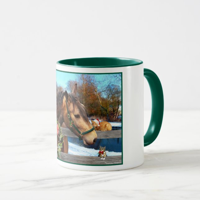 Caneca "Natal com amigos" (Frente Esquerda)