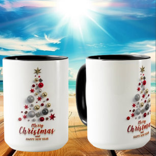 Caneca Natal com Mug de Café de Ano Novo
