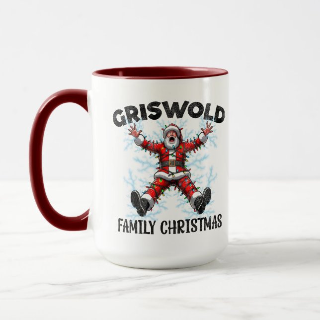 Caneca Natal da família Griswold - Papais noeis (Esquerda)