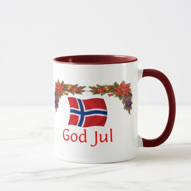 Caneca Natal de Noruega (Direita)