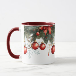 Caneca Natal de Red Bubble