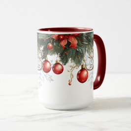 Caneca Natal de Red Bubble