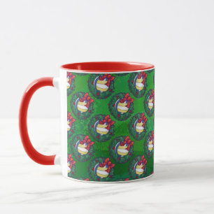 Caneca Natal de voleibol