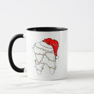 Caneca Natal Dental Dunny Dentista Férias 