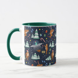 Caneca Natal do SciFi | Pés grandes, Aliens e refeitores