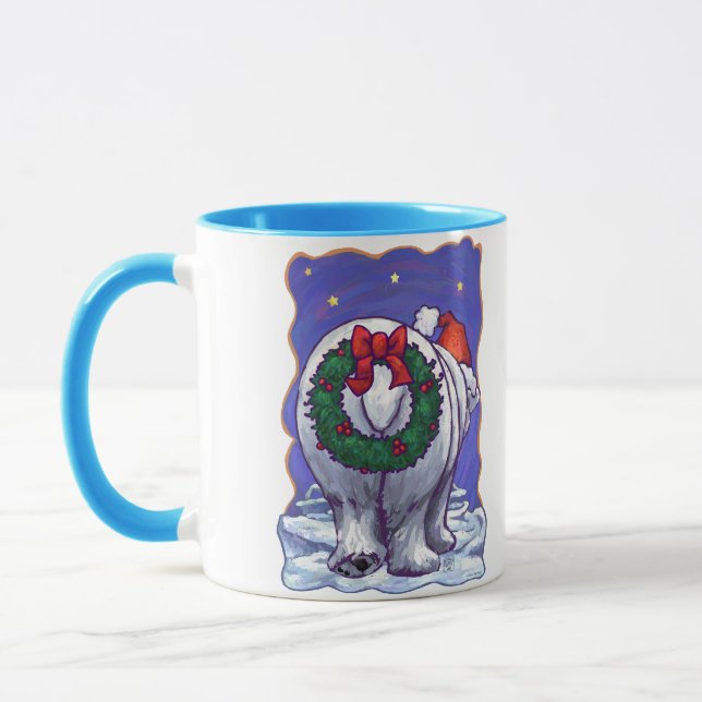 Caneca Natal do Urso Polar (Esquerda)
