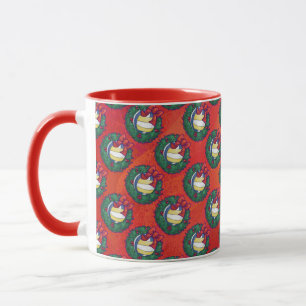 Caneca Natal do voleibol
