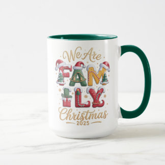 Caneca Natal em Família Criativo e Divertido