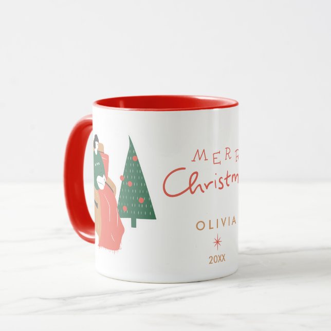 Caneca Natal Fofo (Frente Esquerda)