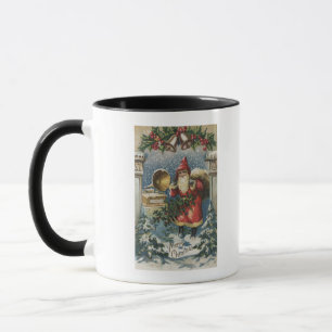 Caneca Natal GreetingSanta e jogador gravado