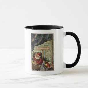 Caneca Natal GreetingSanta no Pólo Norte