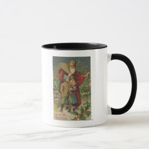 Caneca Natal GreetingSanta que anda com miúdos