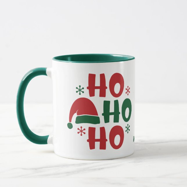 Caneca Natal Ho Ho Ho (Esquerda)