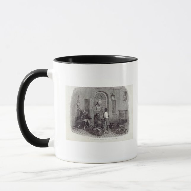 Caneca Natal: "Os cumprimentos da estação " (Esquerda)