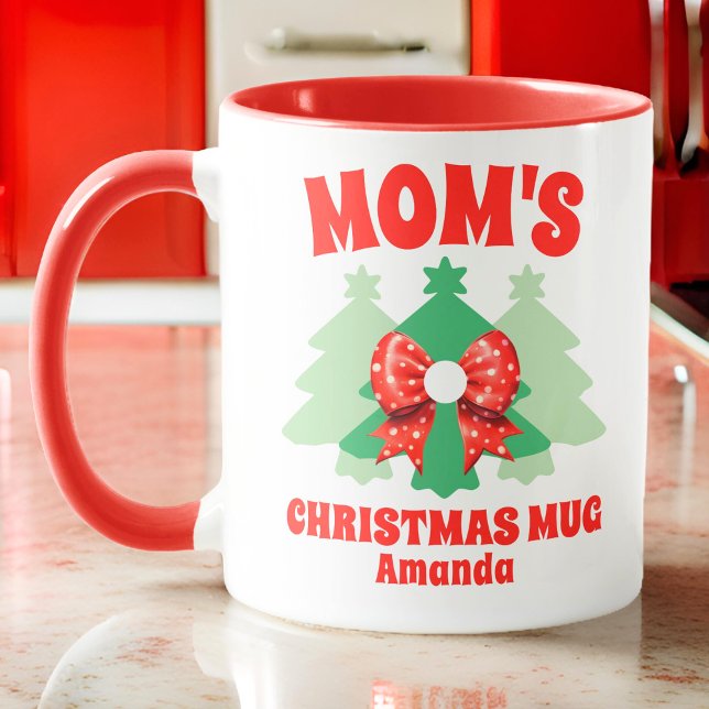 Caneca Natal para Mães personalizadas (Criador carregado)