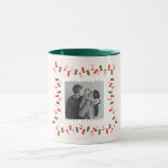 Caneca Natal para Noel Colorido das Luzes Xmas<br><div class="desc">Folhas de Papel de Moldagem de Natal de Noel Colorido do Xmas</div>