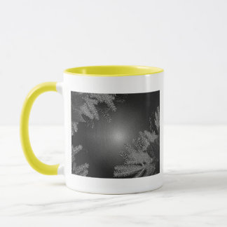 Caneca Natal Poinsettia Black E Cinzas I