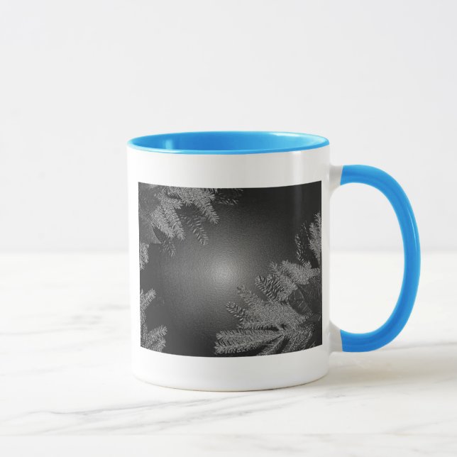 Caneca Natal Poinsettia Black E Cinzas I (Direita)