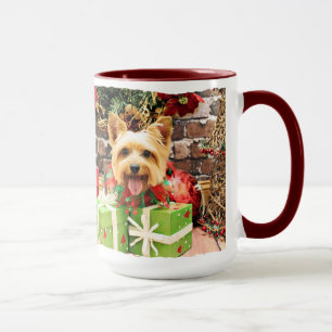 Caneca Natal - Terrier de seda - Haley
