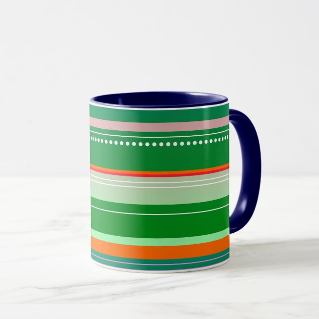Caneca Natal Verde (Frente Esquerda)