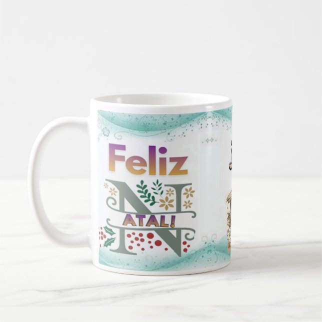 Caneca Natalina Clássica (Esquerda)