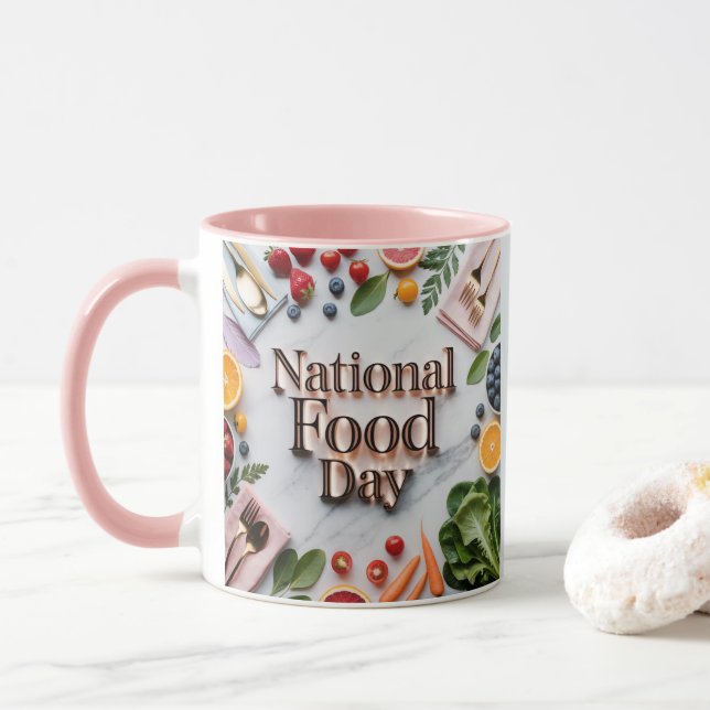 Caneca National Food Day Combo Mug (Com Donut)