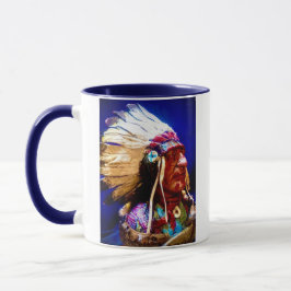 Caneca Native American Chief Mug