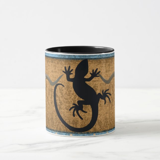 Caneca Native American Gecko Lizard (Centro)