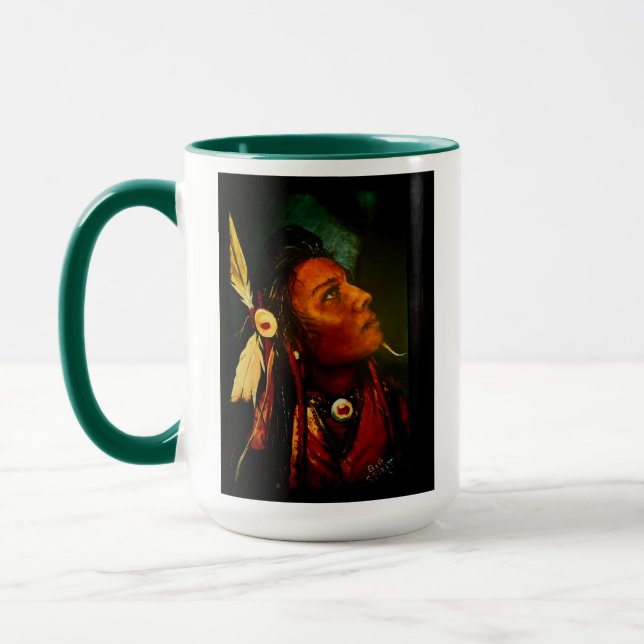 Caneca "Native Spirit" arte original (Esquerda)