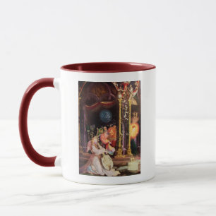 CANECA NATIVIDADE COM ANJOS - MÁGICA DO NATAL