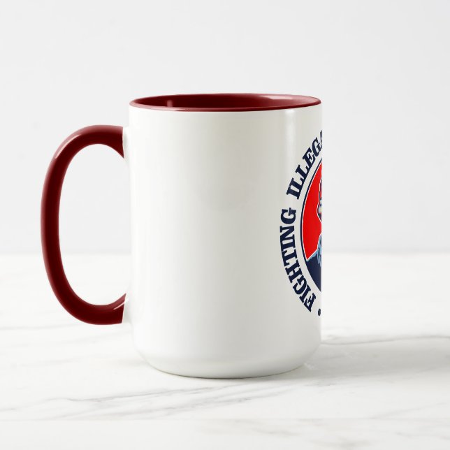 Caneca Nativo Americano (Imigração Ilegal) (Esquerda)