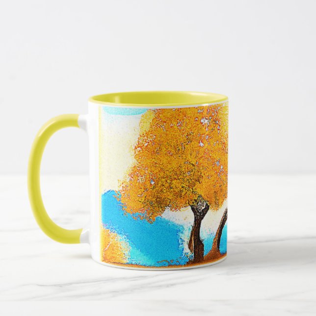Caneca "Natureza Cor De Laranja" Foto Grata. Compre agora (Esquerda)